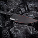 Carbon Steel Butcher Knife with Leather Sheath