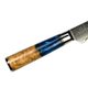 8 Piece Damascus Steel with Blue Resin Handle Kitchen Knife Set