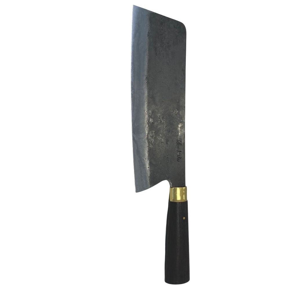 Crude Chinese Cleaver Meat Chopping Chef Knife, 9 Inch, Carbon Steel,  Forged 