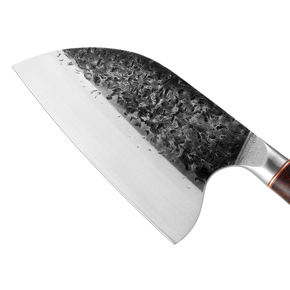 Vintage Chef Knife Tramontina High Carbon Blade Wood Handle 8” Blade  butcher