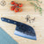 Serbian Carbon Steel Butcher Knife / Cleaver with Leather Sheath
