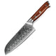 7" Xinzuo Damascus Steel Santoku Knife