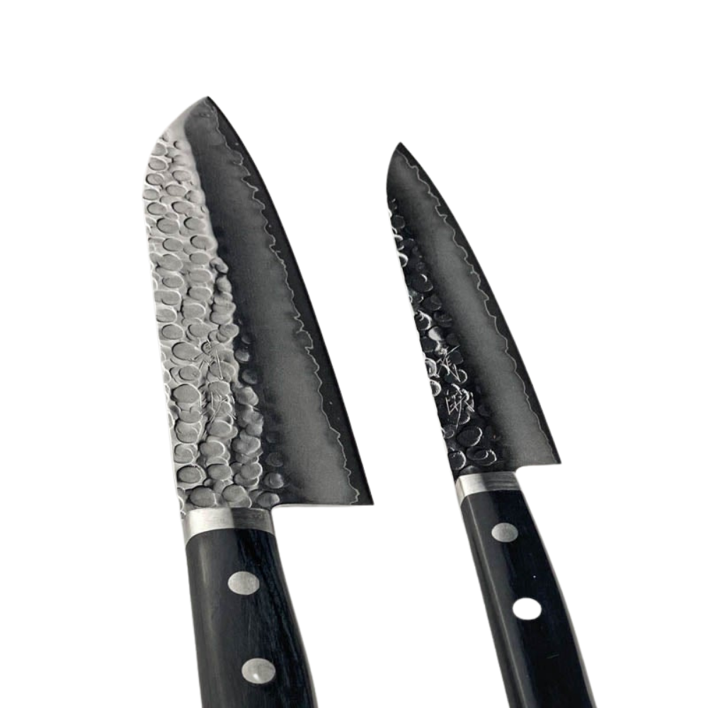 Japanese Santoku & Petty Knife Set – Steel Forged Knives