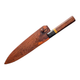 8" Carbon Steel Gyuto Chef Knife with matching Wooden Sayar / Sheath by Dao Vua