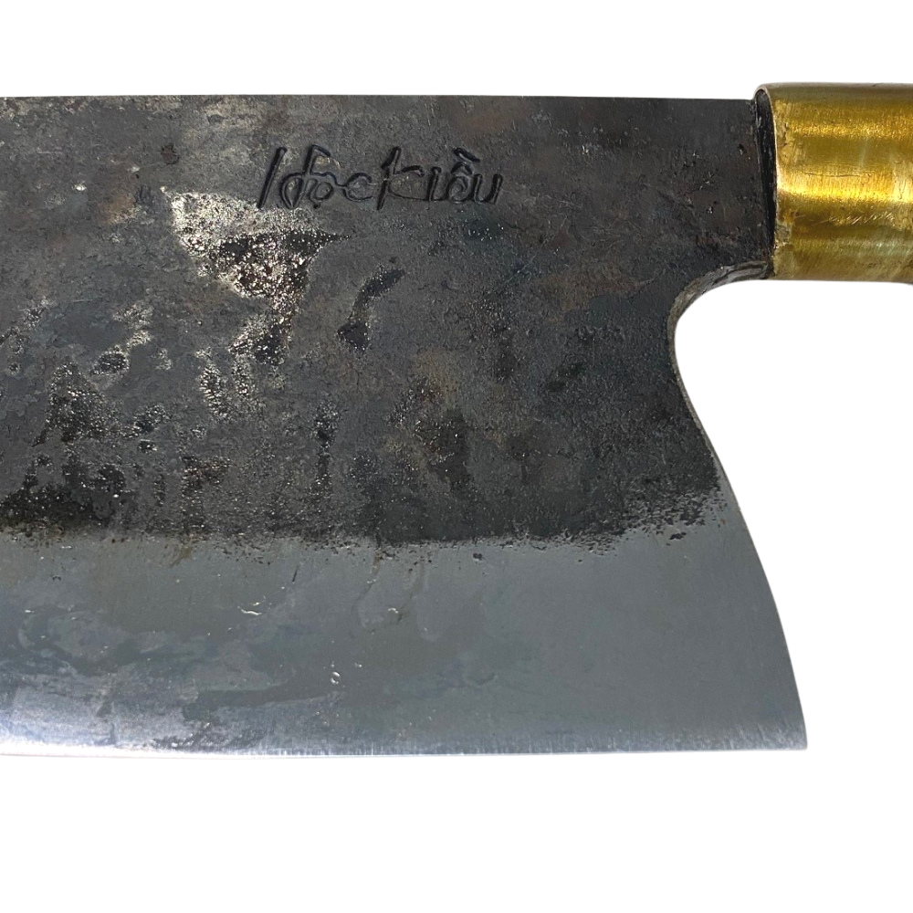 9 Hand Forged Carbon Steel Chinese Cleaver / Chopper by Hoc Kieu Blad –  Steel Forged Knives