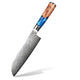 3 Piece Damascus Steel with Blue Resin Handle Kitchen Knife Set